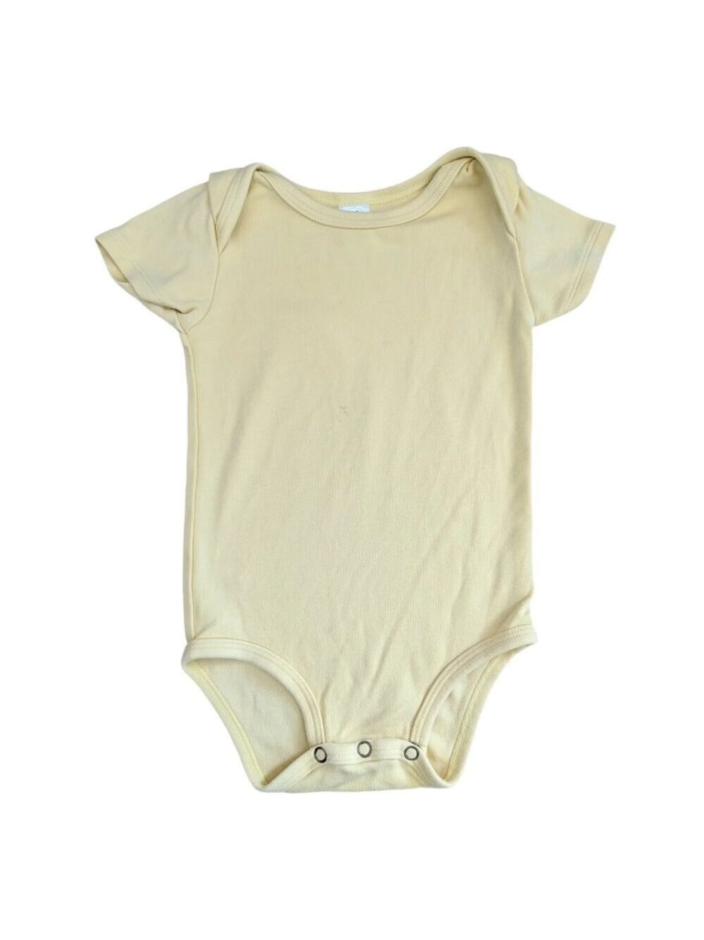 Little & Lively Yellow Short Sleeve Onesie 1-2T